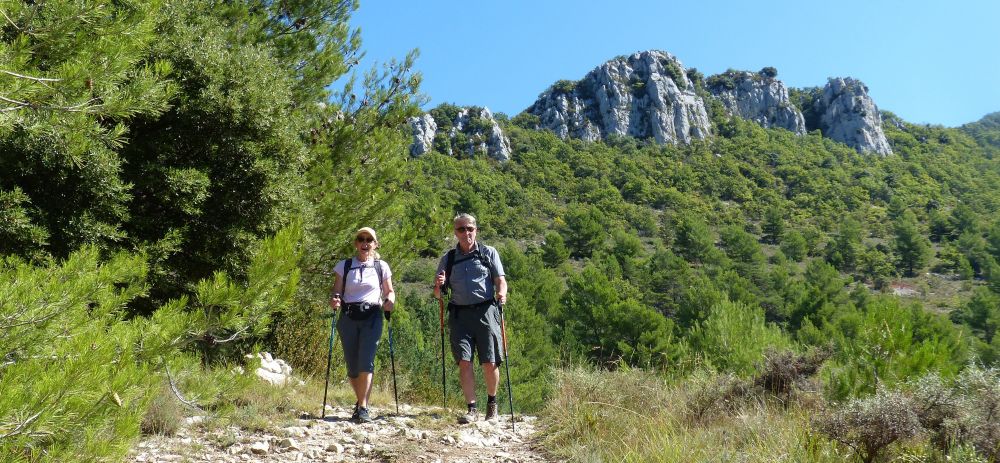 A bespoke hiking day at the Rocher St Julien in Buis les Baronnies &copy;trekkinginthealpsandprovence.com